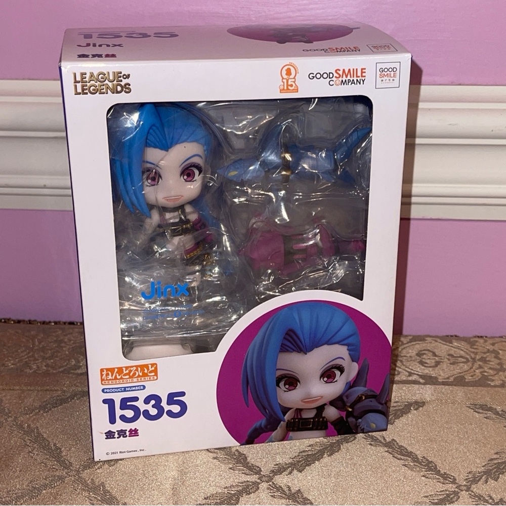 league of legends arcane jinx powder nendoroid figure statue good smile company